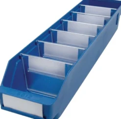 Regalkasten L500 x B120 x H95 mm blau PP - 510302