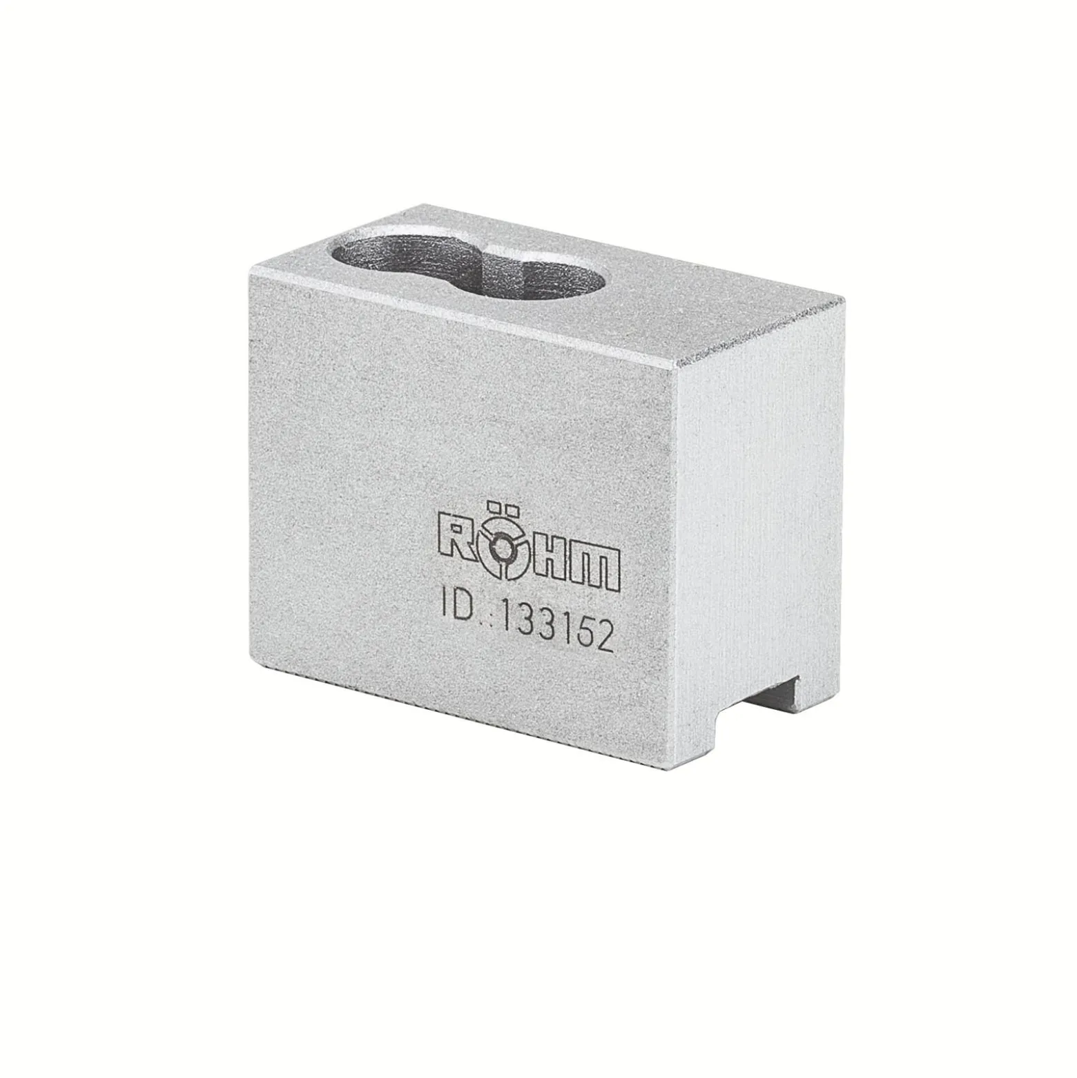 Röhm Aufsatzbacken Größe 125-160, 3-Backen-Satz, härtbar Spitzverzahnung 90° - 046403