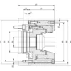 Röhm CAPTIS-AF Spannzangenfutter Größe 42 - Axialfixe Spannzange - 1285002