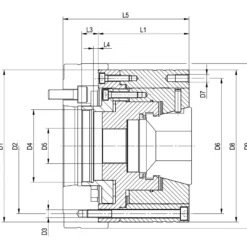 Röhm CAPTIS-AF Spannzangenfutter Größe 42 - Axialfixe Spannzange - 1285002