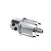 Röhm Forto-H 100 - hydraulisch betätigter Spannzylinder ohne Durchgang zylindrische Zentrieraufnahme - ZA 80, bis 80 bar - 443474