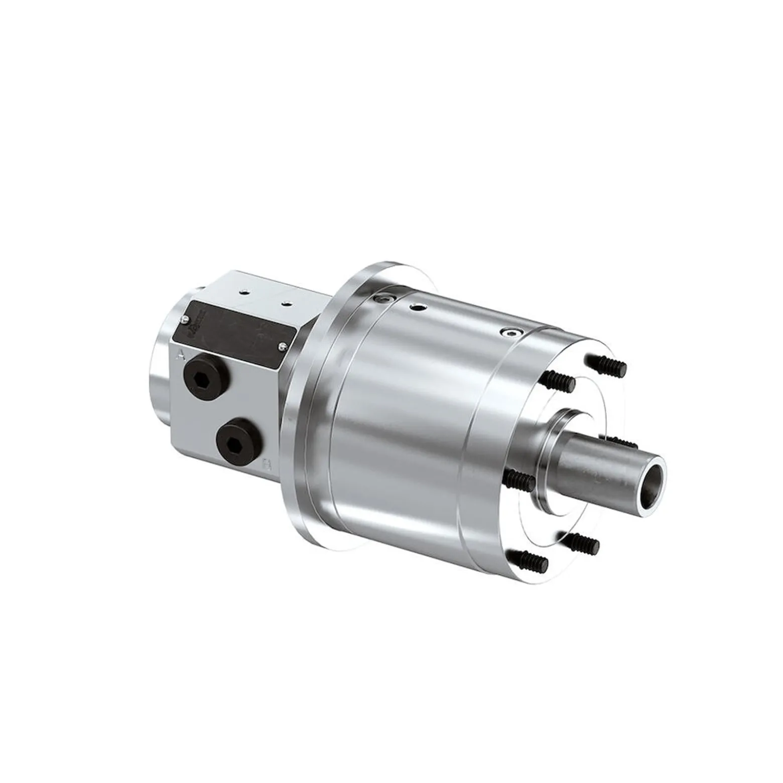 Röhm Forto-H 70 - hydraulisch betätigter Spannzylinder ohne Durchgang zylindrische Zentrieraufnahme - ZA 50, bis 80 bar - 443472