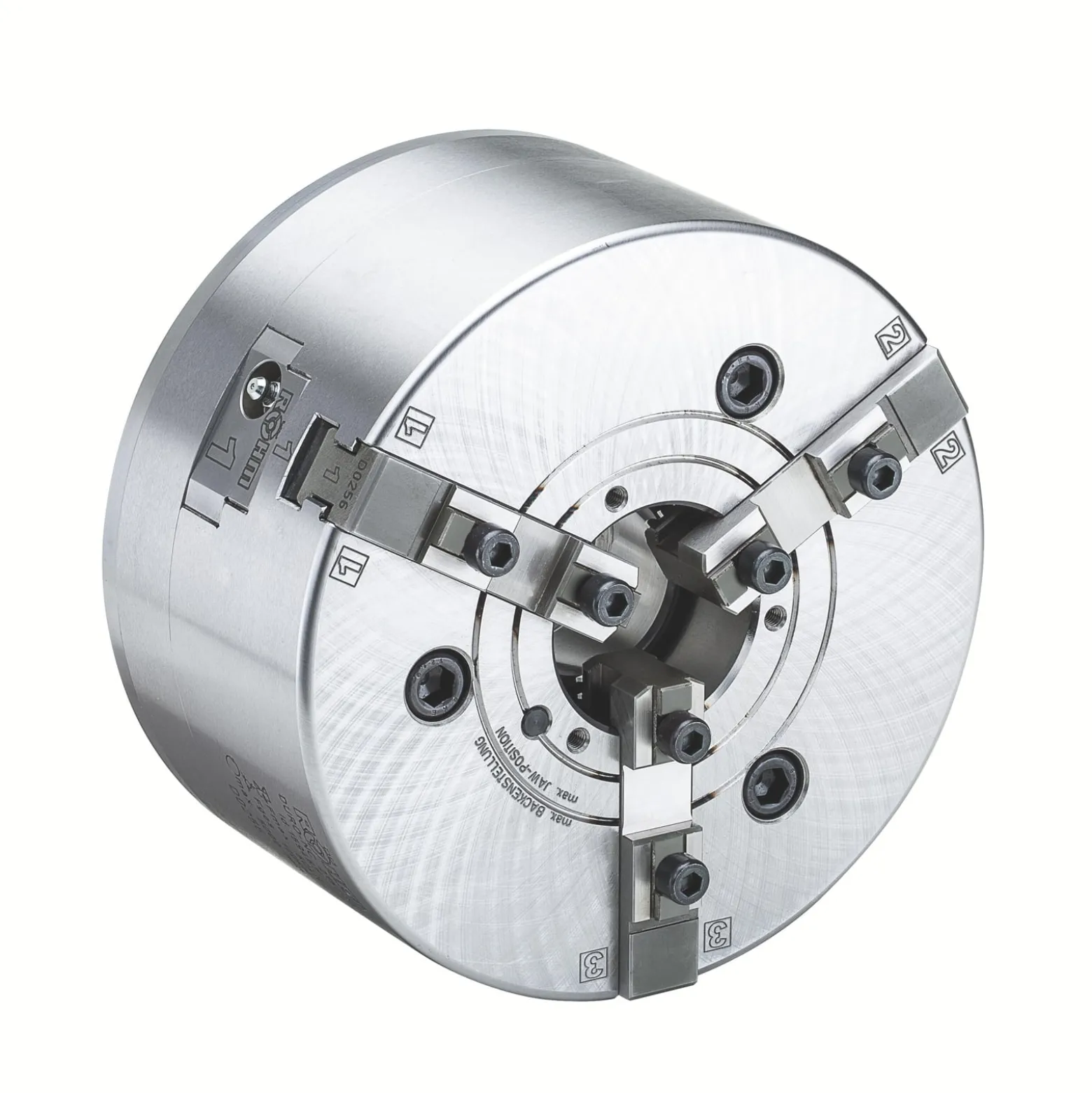 Röhm Kraftspannfutter DURO-NC 315, 3-Backen, DIN 6353, Zentralentriegelung, schrägverzahnt - 159459