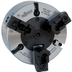 Röhm Kraftspannfutter KFD 160, 3-Backen, mit Kreuzversatz, Zylindrische Zentrieraufnahme - 023529
