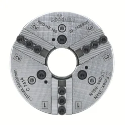Röhm Kraftspannfutter KFD-HS 110, 3-Backen, Spitzverzahnung 90°, Zylindrische Zentrieraufnahme - 149406