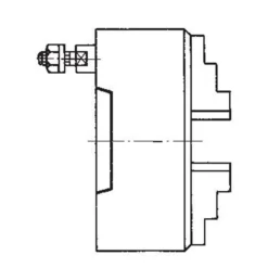 Röhm Planspiralfutter Duro-M 250/4 Bajonett (ISO 702-3/DIN 55027) KK 8 Bohr- und Drehbacken - 185544