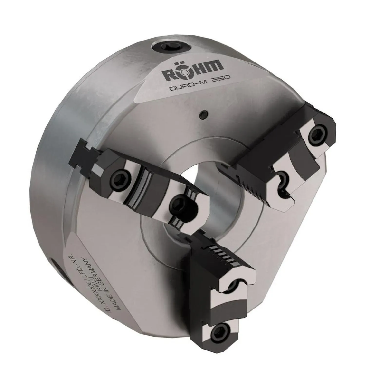 Röhm Planspiralfutter Duro-M 250/3 Zylindrische Aufnahme (DIN 6350 Form A) Bohr- und Drehbacken - 185305