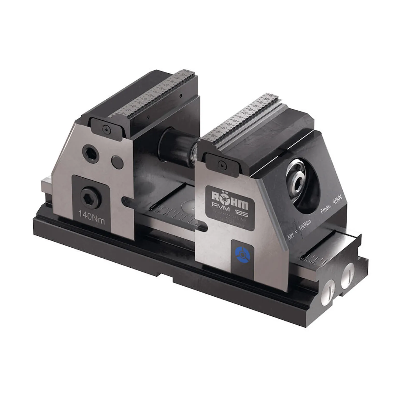 Röhm Schleif- und Kontrollschraubstock PLF, Größe 2, Backenbreite 100, mit Schnellverstellung - 1111187