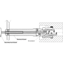 Röhm Steckschlüssel für Druckstück-Einschraubmontage, Größe HSK-A/C/E/T 32, Größe HSK-B/D/F 40 - 830252