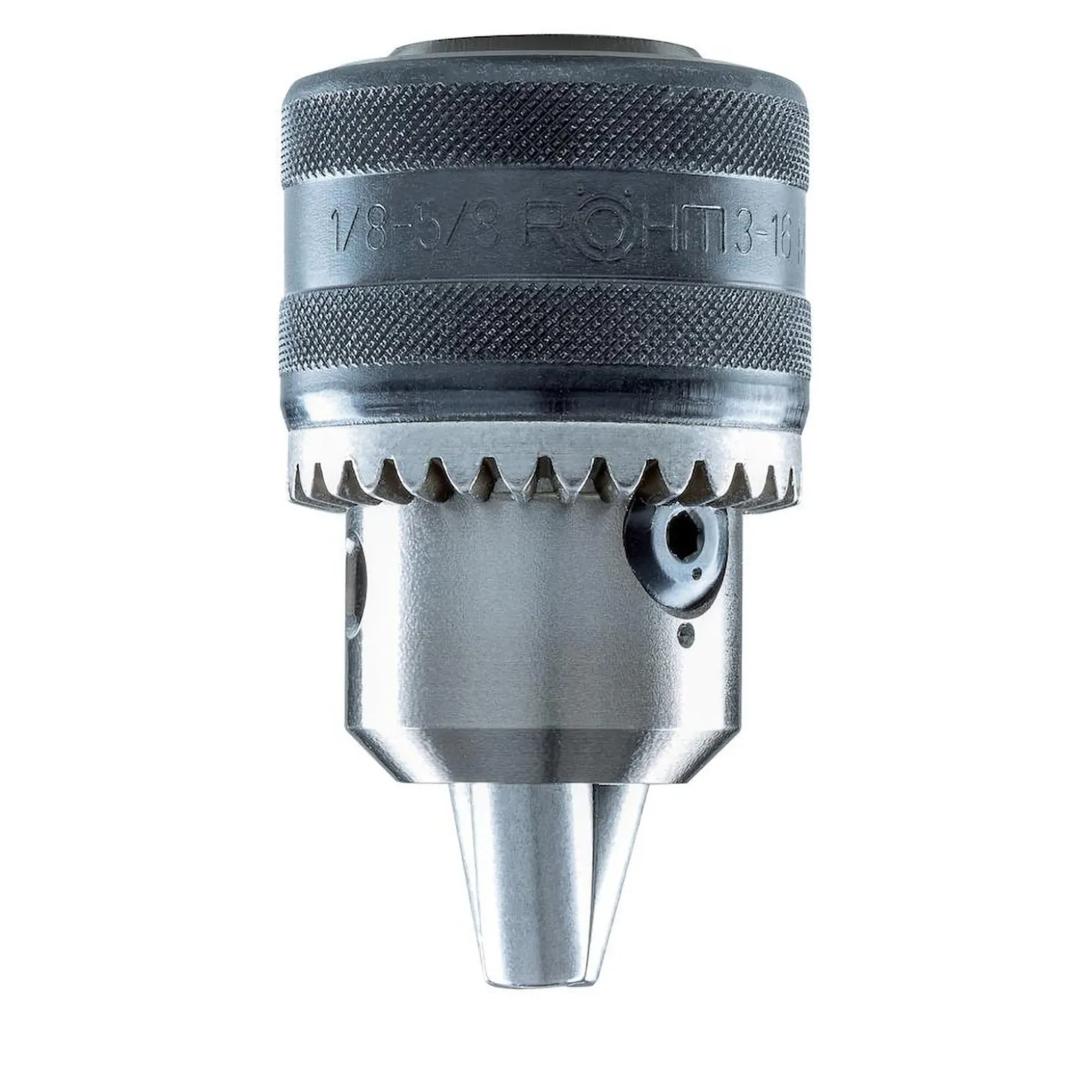 Röhm Zahnkranz-Bohrfutter PRIMA-Mat, Größe 16MT, Aufnahme M18x2,5, mit Exzenter - 1196033