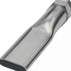 Riegler lärmarme Flachdüse M12 x 1,25 MS vernickelt Düsenbreite 21 mm - 114366