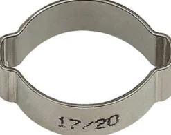 Riegler 50x Schlauchklemme 2-Ohr Edelstahl 1.4301 (W4) Spannbereich 11 - 13 mm - 179471
