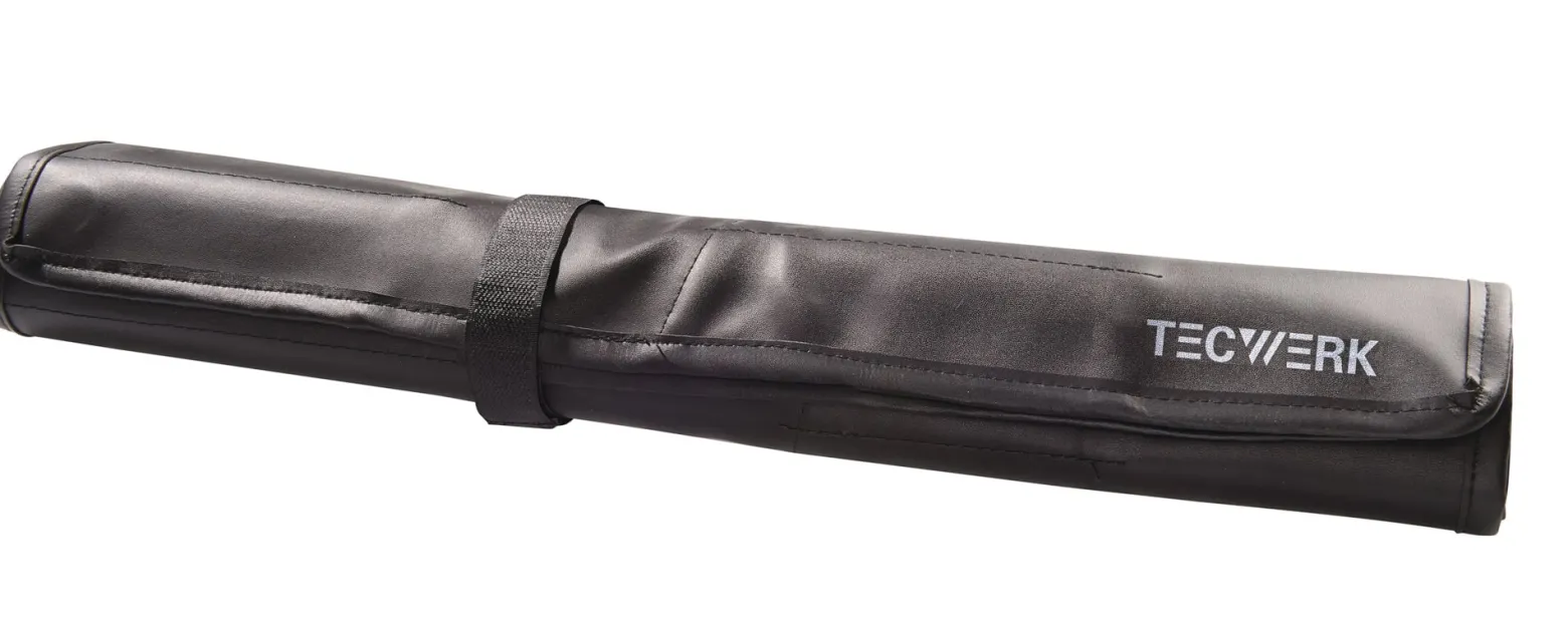 Ringmaulschlüsselsatz 22-tlg.SW 6-36mm Form A CV-Stahl in Rolltasche TECWERK