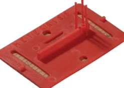 ROTHBUCHER SYSTEME Meterriss- und Achsplakette RS21 für L80xB50 mm 8 g - RS21rot