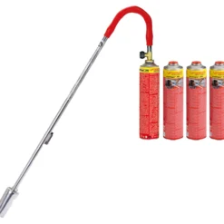 ROTHENBERGER Industrial Breitstrahlbrenner Turbo Plus inkl. 4x Multigas (je 600 ml) - 1500005297