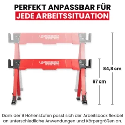 ROTHENBERGER Industrial Falt Arbeitsbock, 4er-Set - 1500005803