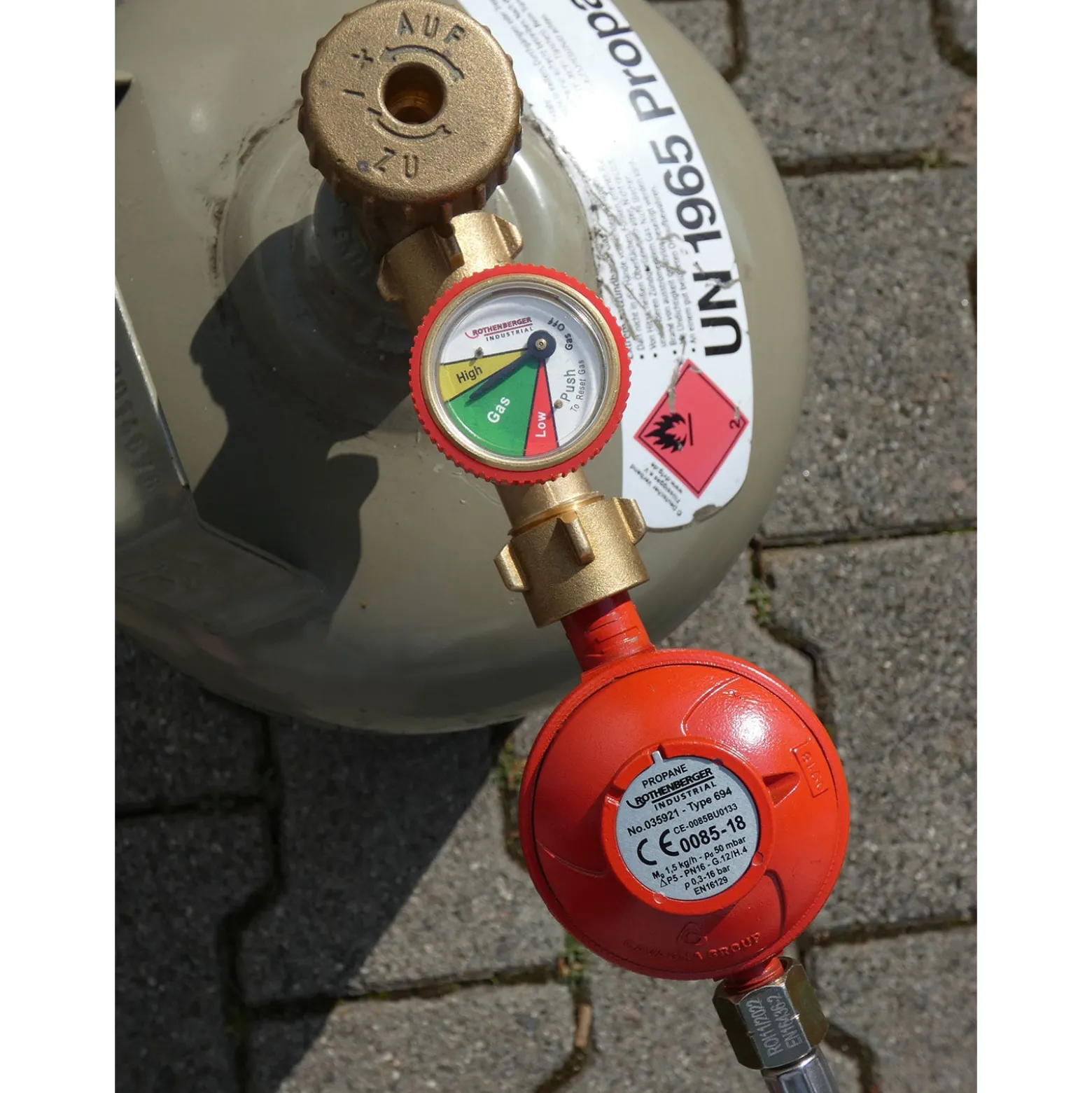 ROTHENBERGER Industrial Gas Off Sicherheitssystem für Propangasflaschen - 1500004960