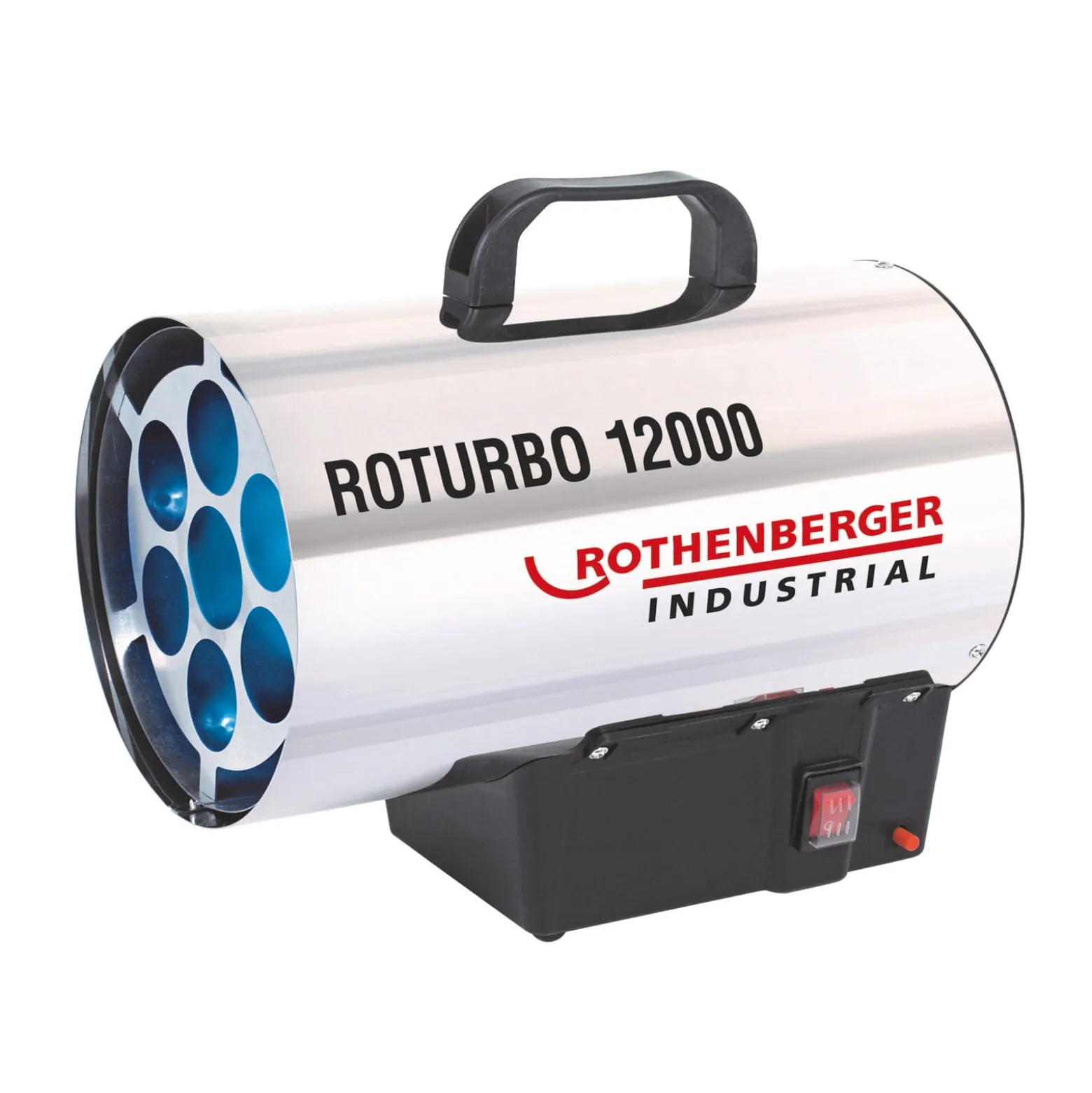 ROTHENBERGER Industrial Heizkanone ROTURBO 12000 mit Piezo inkl. Schlauch & Regler - 1500000050