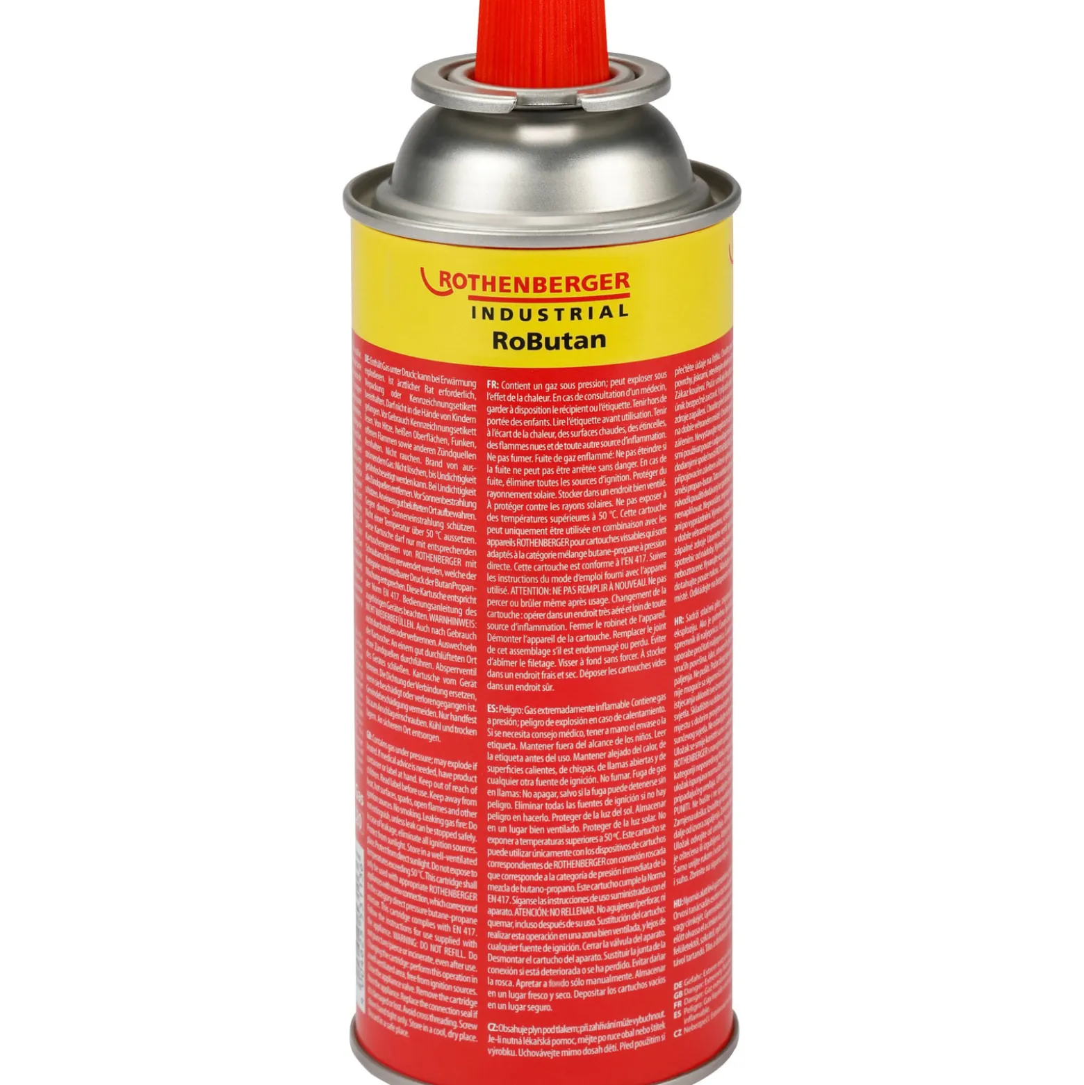 ROTHENBERGER Industrial RoButan Gaskartusche 220 g / 393 ml Bajonett MSF-1A Ventilgaskartusche 28 Stück - 1000003761
