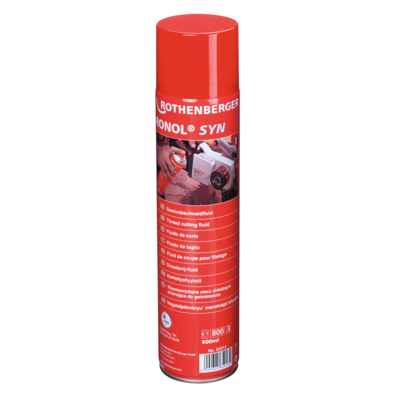 ROTHENBERGER Industrial RONOL SYN, Spraydose, 600ml, für Trinkwasser - 65013