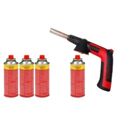 ROTHENBERGER Industrial RS 220 Brenner Aufsatz Piezo inkl. 4x RoButan 220 g Lötbrenner - 1500005151