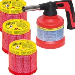 ROTHENBERGER Industrial RS 200 Piezo inkl. 3x C200 Supergas Lötlampe Lötbrenner 180° Drehung - 1500005079