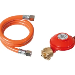ROTHENBERGER Industrial Set 80 cm Gasschlauch & Druckregler Propan 50 mbar 2X G¼ Zertifiziert EN 16436-1 - 1500005306