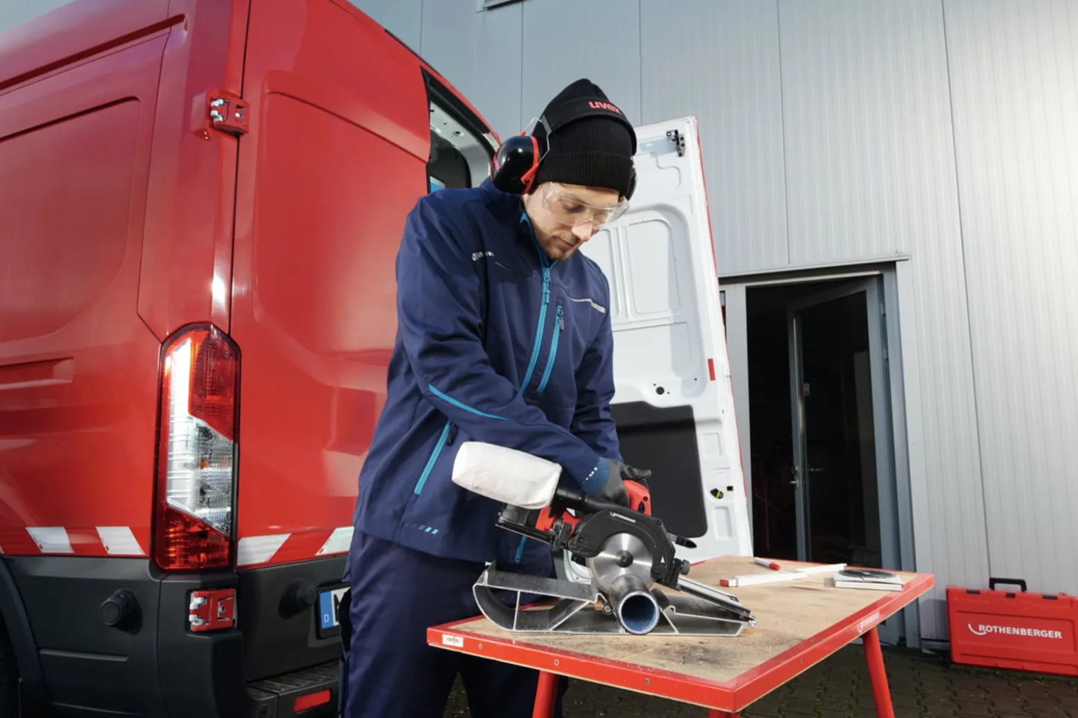 ROTHENBERGER PIPECUT mini mit Universal Sägeblatt, ohne Akku/Ladegerät - 1000003374