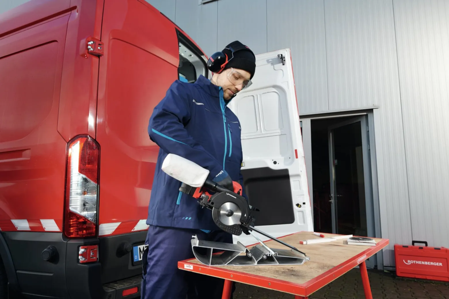 ROTHENBERGER PIPECUT mini mit Universal Sägeblatt, ohne Akku/Ladegerät - 1000003374