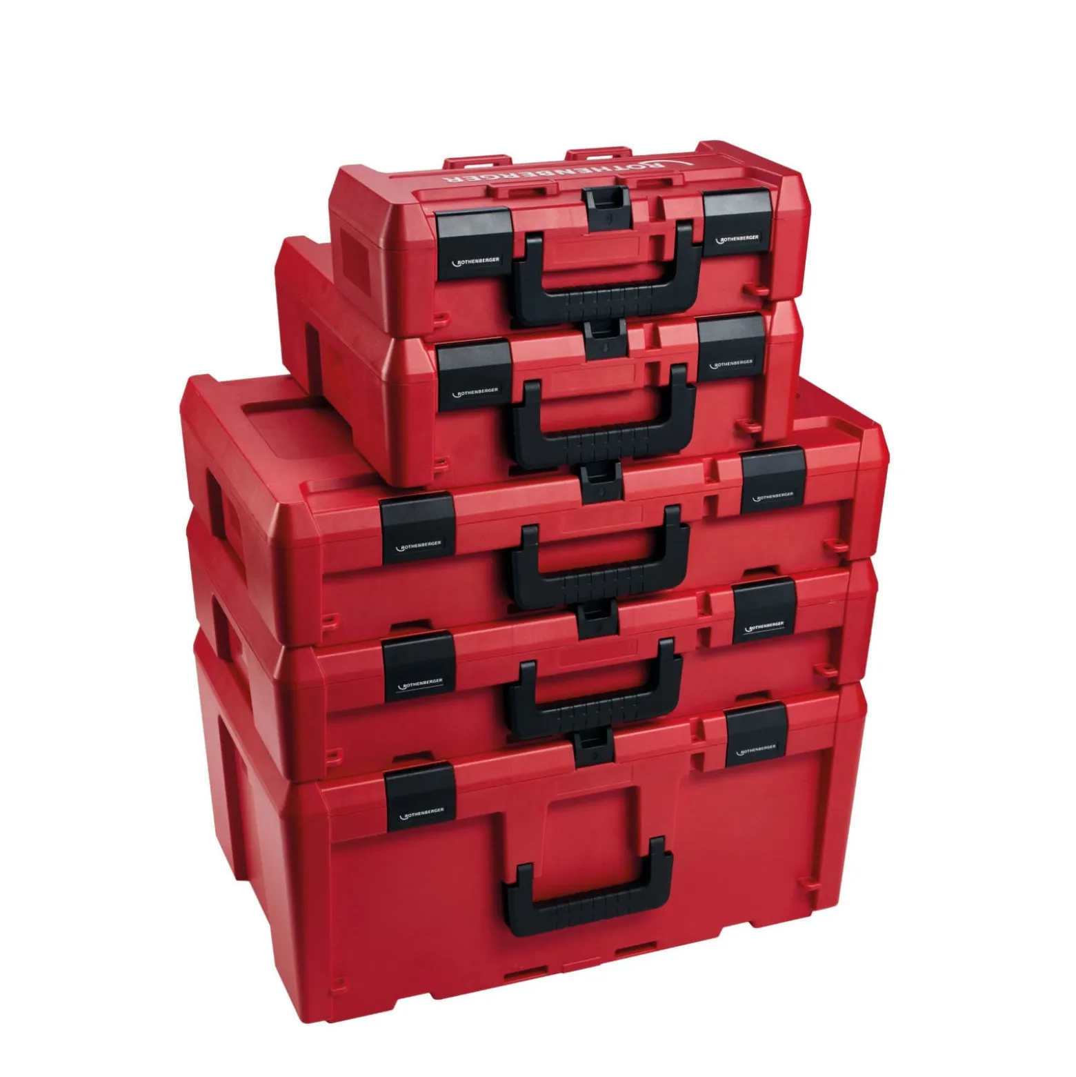 ROTHENBERGER ROCASE 4212, rot, ohne Einlage mit Betriebsanleitung-Halter - 1300003334