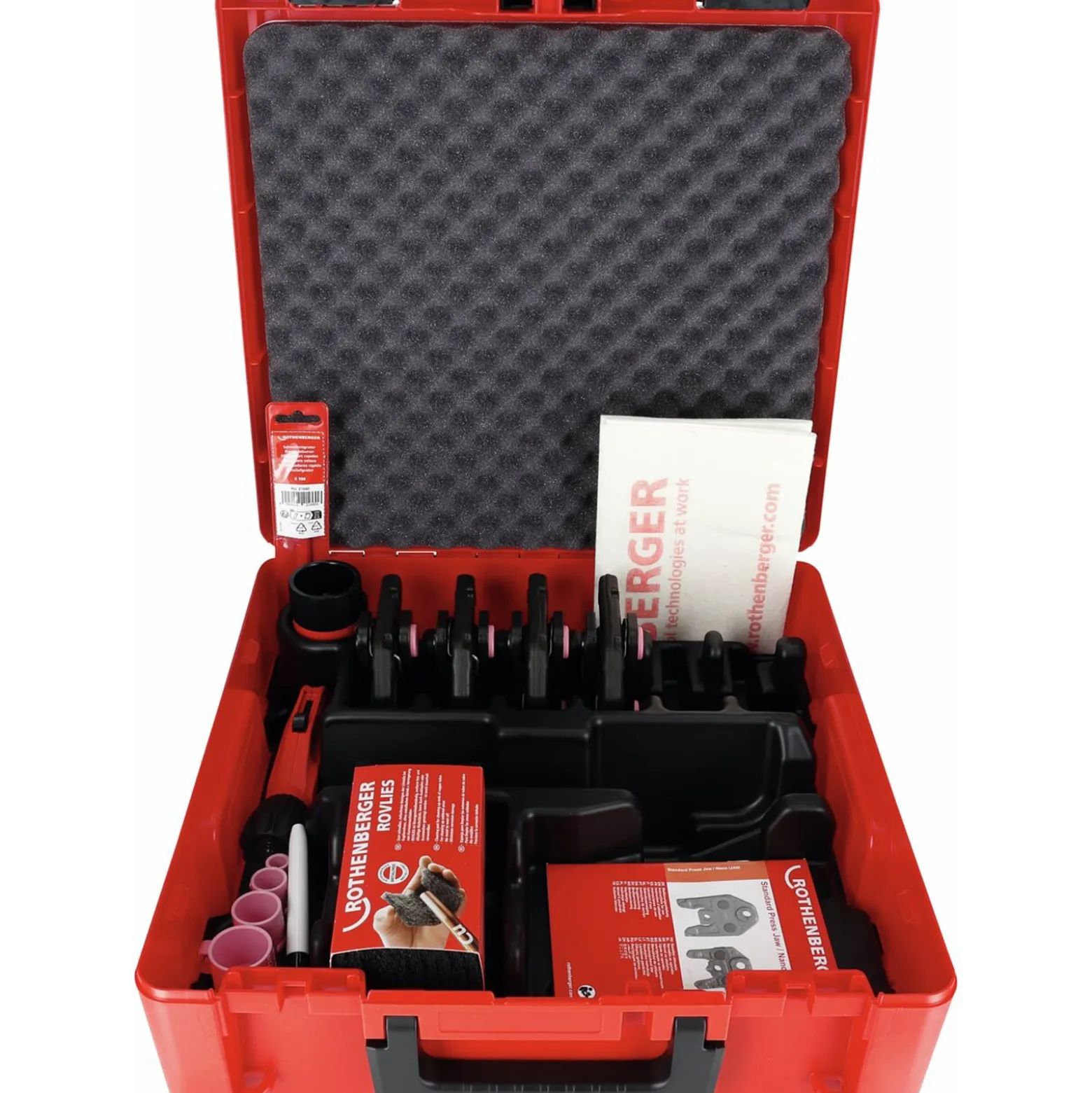 ROTHENBERGER ROMAX NANO iJAWs Set, >B< MaxiPro, 1/4-3/8-1/2-5/8" - 1000004944