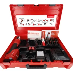 ROTHENBERGER ROMAX NANO iJAWs Set, Hybrid-Pressmaschine, U, 16-20-25mm, 2Ah, CAS - 1000005050