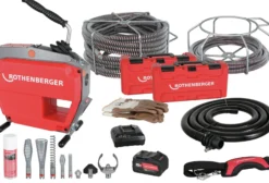 ROTHENBERGER R600 VarioClean + Spiral/Werkzeugset + ROCAM MINI HD und Modul 20/16, EU + Schutzbrille - 1000003346-1000005076-Set