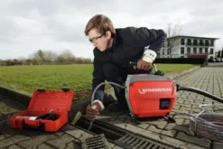 ROTHENBERGER R600 VarioClean + Spiral/Werkzeugset + ROCAM MINI HD und Modul 20/16, EU + Schutzbrille - 1000003346-1000005076-Set