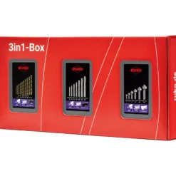 RUKO 3in1-Box HSS-Co 5 - Bohren, schneiden, senken - Komplettset für Gewindeschneiden – 131005