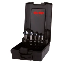 RUKO Kegel- und Entgratsenker-Satz ULTIMATECUT 5tlg. DIN 335 Form C 90° HSSE-Co 5 RUnaTEC Ø 6,3 - 25,0 mm in Kunststoffkassette - 102791EPRO