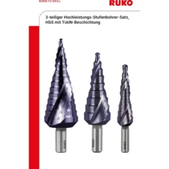 RUKO Stufenbohrer HSS-TiAlN 6tlg. - A101032F