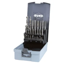 RUKO 28-teiliger Handgewindebohrer-Satz M DIN 352 HSSE-Co 5 in Kunststoffkassette - 245003ERO