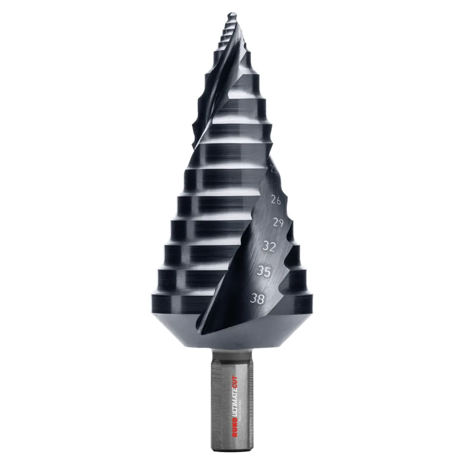 RUKO ULTIMATECUT Stufenbohrer HSS-Co 5 RUnaTEC mit FLOWSTEP® Spitze Gr. 3 - 101653EP