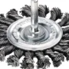 Rundbürste D.75mm Drahtstärke 0,5mm VA glatt 12mm 25000min-¹ 10 LESSMANN