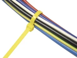 SAPISELCO 100x Kabelbinder Länge 280 mm Breite 4,5 mm gelb - SEL.14.425R
