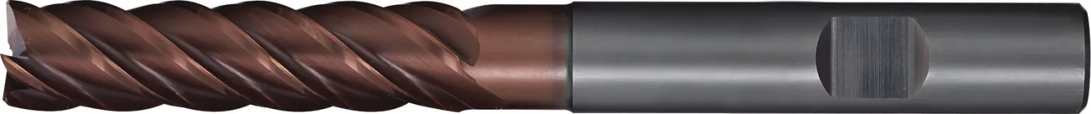 Schaftfräser D.16mm Einsatz-L.60mm VHM TiAlN HB Z.5 ext.lang TECWERK