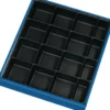 Schubladenunterteilungsmaterial Front 60-90mm Kleinteileeinsatz 16Mulden TECWERK
