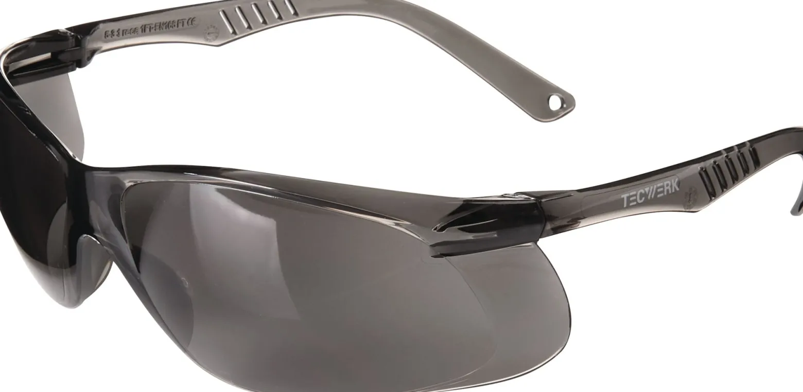 Schutzbrille Daylight One EN 166 Bügel schwarz,Scheibe smoke PC TECWERK