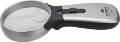 SCHWEIZER Handleuchtlupe Tech-Line CLASSIC Vergr.4x LED Linsen-D.55,0mm - 90442