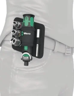 Schwenk- u.U.-Knarre 8009 Zyklop Pocket Set 1 3/8Zoll+1/4 Zoll 72 Z.WERA