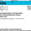Sechskantmutter DIN 6924 Klemmteil M5 A 4 100 Stück