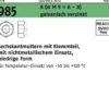 Sechskantmutter DIN 985 Klemmteil M12 8 (=M 5 = 6/8 ) galv.verz. 250St.
