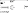 Senkkerbnagel DIN 1477 4x 10 Stahl 500 Stück