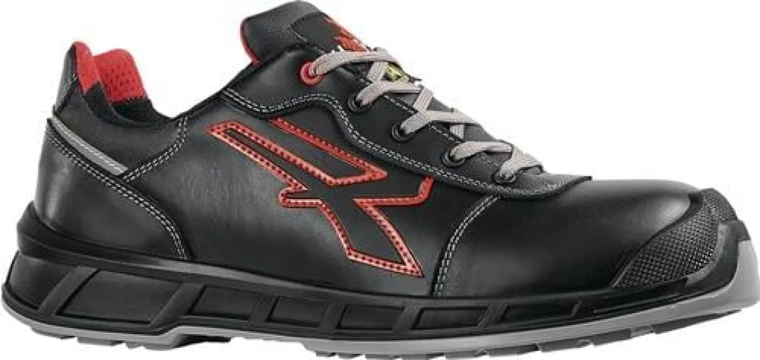 Sicherheitshalbschuh Billie Gr.43 W.11 schwarz/rot S3S CI FO SR ESD